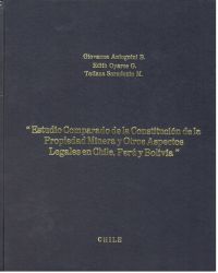 Estudio comparado de la constitución de la propiedad minera y otros aspectos legales en Chile, Perú y Bolivia